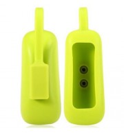 SILICONE MAGNETIC CLASP CLIP CASE HOLDER FOR FITBIT ONE WIRELESS ACTIVITY TRACKER (GREEN)