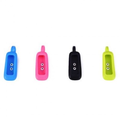 SILICONE MAGNETIC CLASP CLIP CASE HOLDER FOR FITBIT ONE WIRELESS ACTIVITY TRACKER (GREEN)