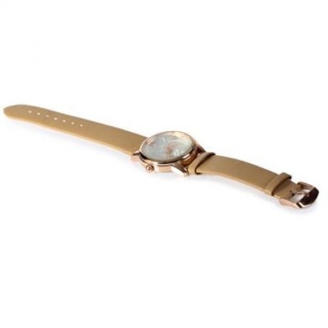 SKONE 9399 WOMEN QUARTZ BIG NUMBER RHINESTONE STEREO ROSE DIAL WATCH HOLLOW POINTER (CHAMP