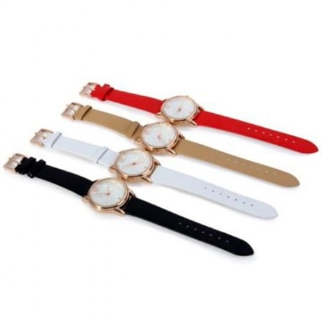 SKONE 9399 WOMEN QUARTZ BIG NUMBER RHINESTONE STEREO ROSE DIAL WATCH HOLLOW POINTER (CHAMP