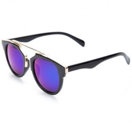 CHIC METAL MATCHING DESIGN FULL FRAME SUNGLASSES (GREEN)