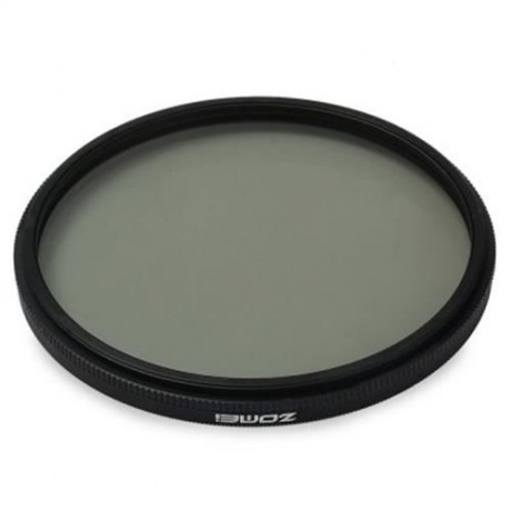 ZOMEI 72MM ULTRA SLIM CIRCULAR POLARIZER GLASS CPL FILTER LENS (BLACK)
