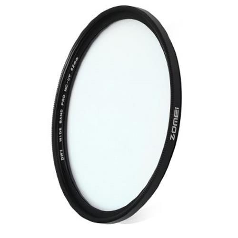 ZOMEI 62MM SLIM MULTI-COATED ULTRA-VIOLET FILTER LENS WITH MULTI-RESISTANT COATING (BLACK)