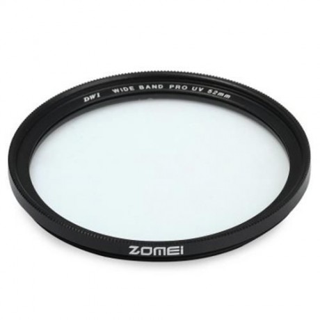 ZOMEI 52MM UV ULTRA-VIOLET FILTER PROTECTION LENS (BLACK)