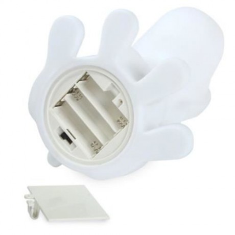 LED NIGHT LIGHT BEAR DESIGN CARTOON LAMP DECORATIVE LIGHTING WITH RAINBOW AND WHITE LIGHT 