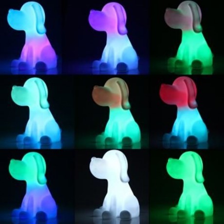 LED NIGHT LIGHT BEAR DESIGN CARTOON LAMP DECORATIVE LIGHTING WITH RAINBOW AND WHITE LIGHT 