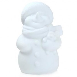 LED NIGHT LIGHT SNOWMAN DESIGN LAMP DECORATIVE LIGHTING WITH WARM WHITE LIGHT (WARM WHITE 