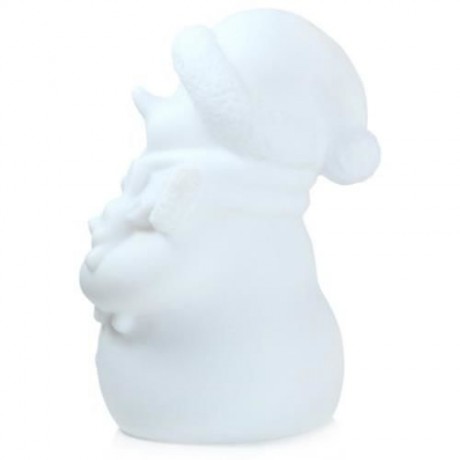 LED NIGHT LIGHT SNOWMAN DESIGN LAMP DECORATIVE LIGHTING WITH WARM WHITE LIGHT (WARM WHITE 