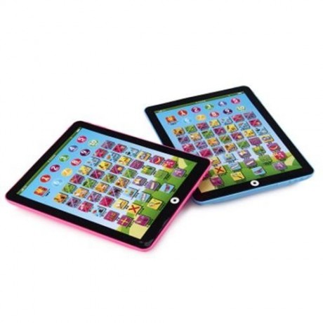 KIDS CHILDREN ENGLISH LEARNING PAD TOY EDUCATIONAL COMPUTER TABLET (PINK)