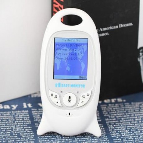 VB601 WIRELESS DIGITAL VIDEO BABY MONITOR NIGHT VISION TWO WAY AUDIO (WHITE)