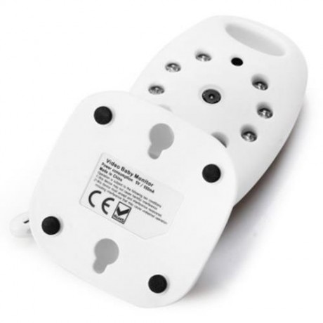 VB601 WIRELESS DIGITAL VIDEO BABY MONITOR NIGHT VISION TWO WAY AUDIO (WHITE)