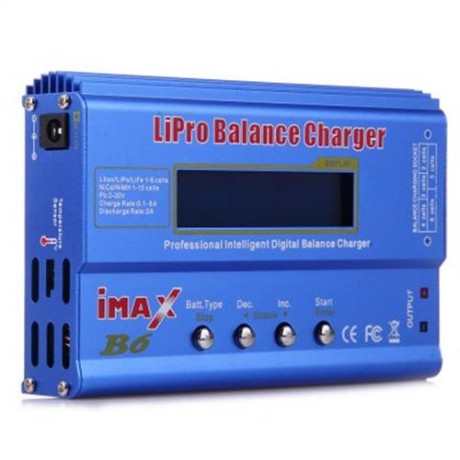 IMAX B6 LCD SCREEN DIGITAL RC LIPO NIMH BATTERY BALANCE CHARGER (BLUE)