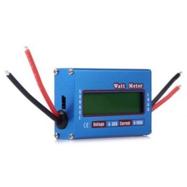 LCD DIGITAL 60V / 100A WATT METER BATTERY BALANCE POWER VOLTAGE CHECKER ANALYZER FOR DC RC