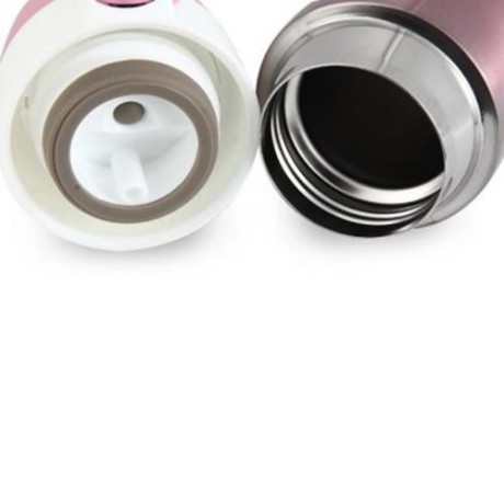 420 - 450ML 304 STAINLESS STEEL CUP COMMUTER BOTTLE TRAVEL MUG (PINK)
