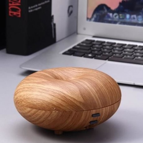 GX - 03K WOOD GRAIN QUIET AIR PURIFICATION HUMIDIFICATION ESSENTIAL OIL AROMA DIFFUSER (LI