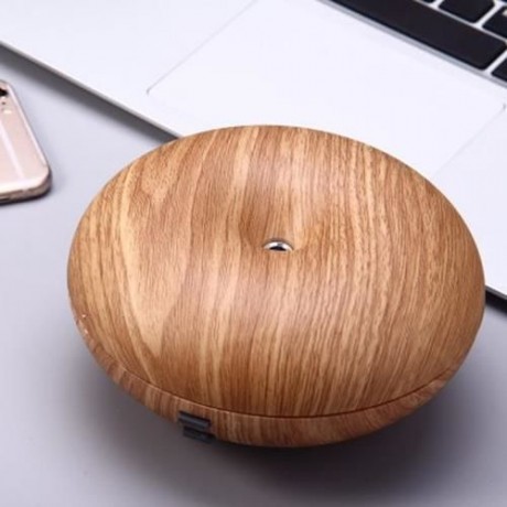GX - 03K WOOD GRAIN QUIET AIR PURIFICATION HUMIDIFICATION ESSENTIAL OIL AROMA DIFFUSER (LI