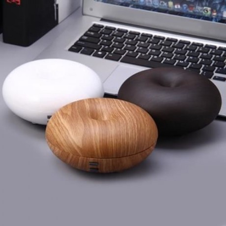 GX - 03K WOOD GRAIN QUIET AIR PURIFICATION HUMIDIFICATION ESSENTIAL OIL AROMA DIFFUSER (BL