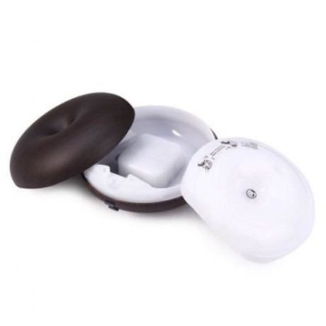 GX - 03K WOOD GRAIN QUIET AIR PURIFICATION HUMIDIFICATION ESSENTIAL OIL AROMA DIFFUSER (BL