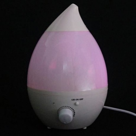 GYJ - 110 HOME AIR HUMIDIFIER ULTRASONIC AROMA DIFFUSER ATOMIZER 7 COLORS LED LIGHTS (WHIT