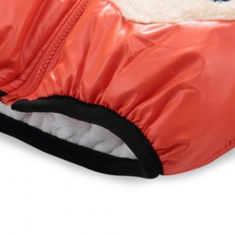 CUTE PANDA HAT LONG SLEEVE ZIPPERED PRINTED PADDED COAT FOR KIDS (JACINTH)