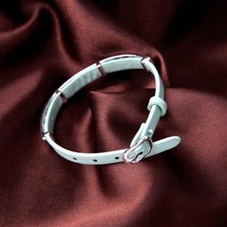 FASHION WOMEN FAUX LEATHER JEWELRY RETRO ADJUSTABLE BRACELET BELT (GREEN)