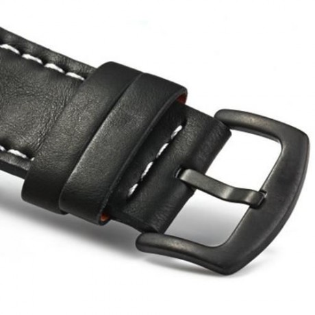 NAVIFORCE NF9028 MEN QUARTZ WATCH ANALOG WRISTWATCH DATE WATCHES PU STRAP (RED)