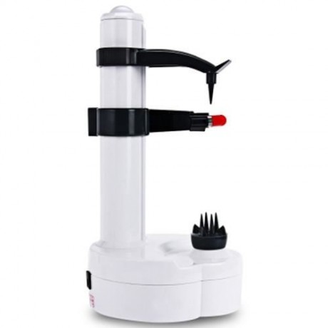 AOT-P03 ELECTRIC PEELER FOR POTATO VEGETABLE FRUIT KITCHEN TOOL (GREY AND WHITE)
