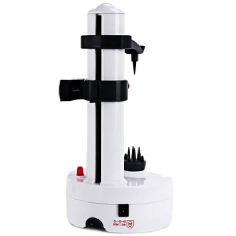 AOT-P03 ELECTRIC PEELER FOR POTATO VEGETABLE FRUIT KITCHEN TOOL (GREY AND WHITE)