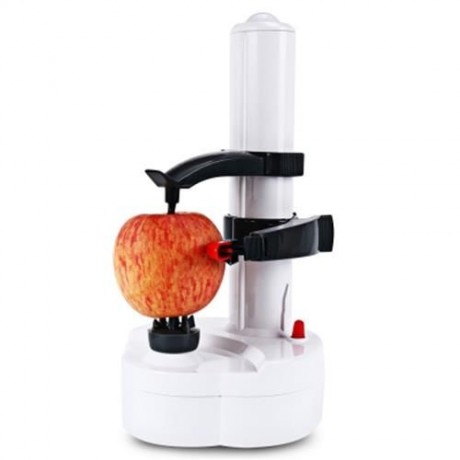 AOT-P03 ELECTRIC PEELER FOR POTATO VEGETABLE FRUIT KITCHEN TOOL (GREY AND WHITE)