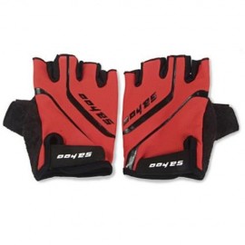 2PCS SAHOO ANTI-SLIP SHOCK-ABSORBING HYDROFUGE HALF FINGER BICYCLE GLOVES WITH GEL PAD (RE