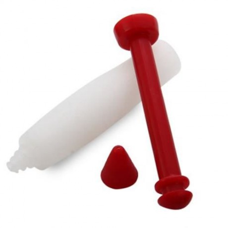 SILICONE PLATE PASTRY DECORATING SYRINGE PAINT BAKEWARE PEN FOR CAKE COOKIE CREAM CHOCOLAT