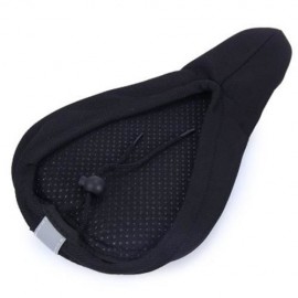 BIKE SEAT COVER 3D MEMORY SPONGE SADDLE ANTI-SLIP AIR-PERMEABLE PAD WITH REFLECTIVE STRIPE