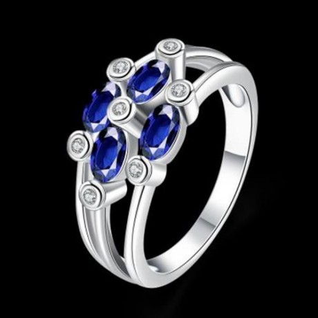 R414 - A FASHION JEWELRY ZIRCON RING (SILVER)