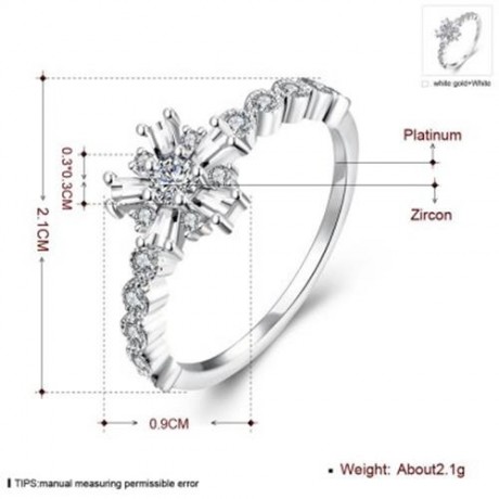 R015-B GOLD PLATED KOREAN STYLE NEW DESIGN FINGER RING FOR LADY (SILVER)