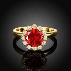 R401 - A FASHION JEWELRY ZIRCON RING (GOLDEN)