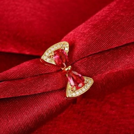 R410 - A FASHION JEWELRY ZIRCON RING (GOLDEN)