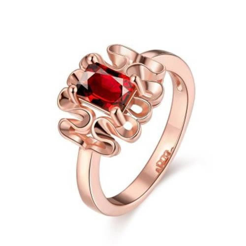 R409 - B FASHION JEWELRY ZIRCON RING (SILVER)
