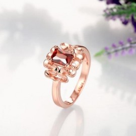 R409 - B FASHION JEWELRY ZIRCON RING (SILVER)