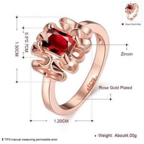 R409 - B FASHION JEWELRY ZIRCON RING (SILVER)