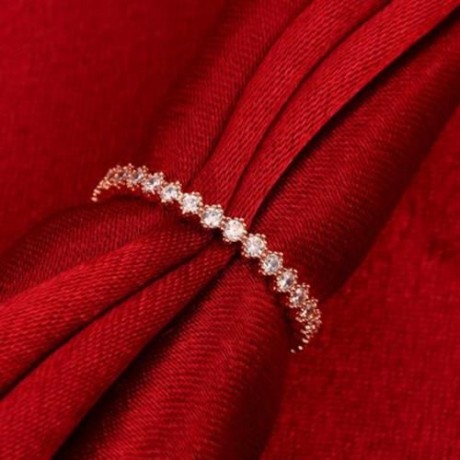 R004-A GOLD PLATED KOREAN STYLE NEW DESIGN FINGER RING FOR LADY (ROSE GOLD)
