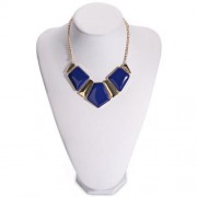WOMEN STYLISH CANDY COLOR SPLICED NECKLACE (SAPPHIRE BLUE)