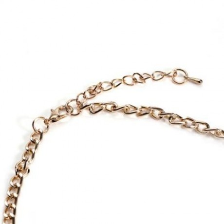 WOMEN STYLISH CANDY COLOR SPLICED NECKLACE (SAPPHIRE BLUE)