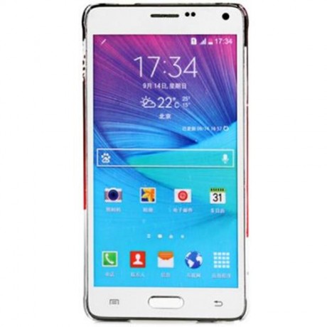 PC MATERIAL BACK CASE COVER WITH SANTA SLEIGH PATTERN FOR SAMSUNG GALAXY NOTE 4 N9100 (DAR