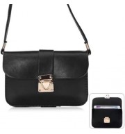PRACTICAL MULTIFUNCTIONAL 5.5 INCHES PU LEATHER MATERIAL LANYARD PHONE BAG CHANGE POCKET C
