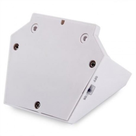 OUTDOOR WATERPROOF 4 LED SOLAR FENCE LIGHT WALL LAMP (WHITE LIGHT)