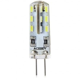 10PCS G4 BASE 24 LED LAMP BULB 3W AC 220V WHITE LIGHT SMD 3014 360 DEGREES BEAM ANGLE (WHI