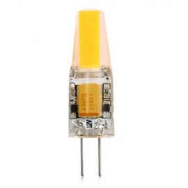 6PCS 3W DIMMABLE G4 LED COB LAMPS 12V AC DC WHITE LIGHT BULB CHANDELIER LAMPS (WARM WHITE 