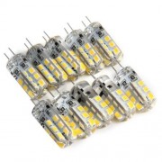 1.8 - 2.2W 10PCS G4 LED LAMP DC 12V BULB WARM WHITE LIGHT 360 DEGREE ANGLE SPOTLIGHT (WARM