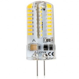 6W 10PCS G4 LED LAMP SMD 3014 AC 220V BULB WHITE LIGHT 360 DEGREE ANGLE SPOTLIGHT (WARM WH