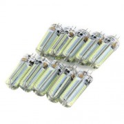9W 10PCS G4 LED LAMP SMD 3014 AC 220V BULB WHITE LIGHT 360 DEGREE ANGLE SPOTLIGHT (WHITE)